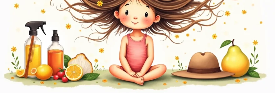 conseils pour les cheveux fragiles des enfants